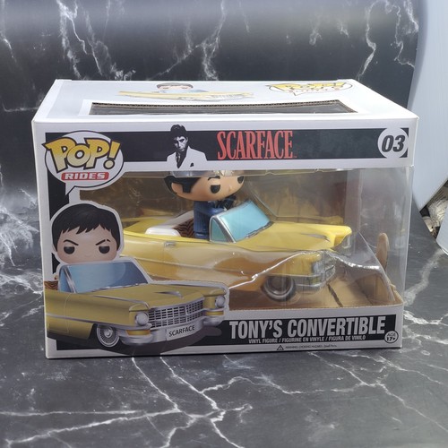 Scarface Funko Pop! Rides Tony's Convertible Pop #03 Vinyl Figure