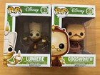 Funko Pop! Disney Beauty and the Beast Lumière #93 & Cogsworth #91 Vinyl Figures