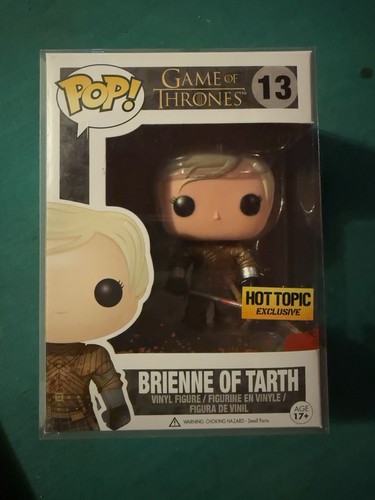 Funko Pop Game of Thrones #13 Bloody Brienne of Tarth Hot Topic Authentic