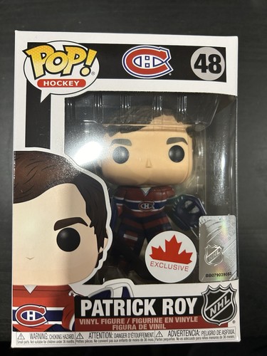 Funko Pop NHL Hockey #48 Patrick Roy Montreal Canadiens Canada Exclusive Vaulted
