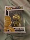 Funko Pop! Marvel First 10 Years Captain America (Gold) #377 Vaulted Figure DV10