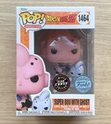 Funko Pop Dragon Ball Z Super Buu With Ghost GITD CHASE #1464 + Free Protector