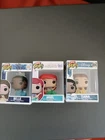 3x Funko Bitty Pop Disney Princess Ariel, Belle & Tiana