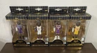 4 Lebron James Funko Gold NBA Basketball Purple and White Chases, Purple, Yellow