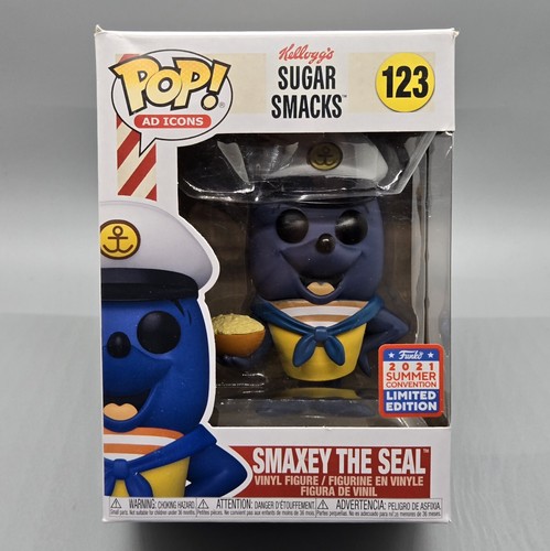 Smaxey the Seal #123 ~ Funko Pop Sugar Smacks 2021 Summer Exclusive (Flaws)