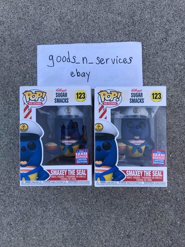 Funko Pop! Kelloggs Sugar Smacks #123 Smaxey The Seal 2021 Summer Convention ✅