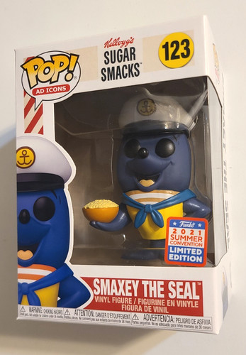 Funko Pop Ad Icons Kellogg's Sugar Smacks #123 Smaxey the Seal, 2021 Summer Con