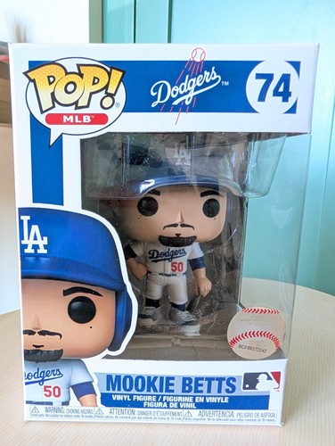 Funko Pop! MLB Dodgers Mookie Betts #74 Collectible Figure