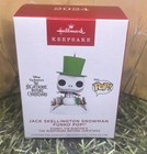 Hallmark Funko Pop Nightmare Before Christmas Ornament Jack Skellington Snowman
