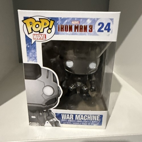 Funko Pop! War Machine #24 Vinyl Bobble Head Marvel Iron Man 3 Vaulted New