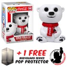 FUNKO POP VINYL COCA COLA POLAR BEAR #58 VINYL FIGURE + POP PROTECTOR
