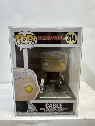 Cable #314 Deadpool Funko Pop Vinyl Figure Marvel New In Protector