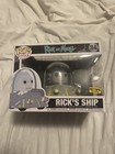 Funko Pop! Rides #34 Rick's Ship Rick and Morty Hot Topic Exclusive Vinyl NIB
