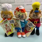 Vintage Kellogg's Snap Crackle Pop Rice Krispies Push Puppet Figurines
