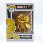 Funko Pop! Captain America 377 Gold Marvel Comics Avengers Vinyl Figure Toy