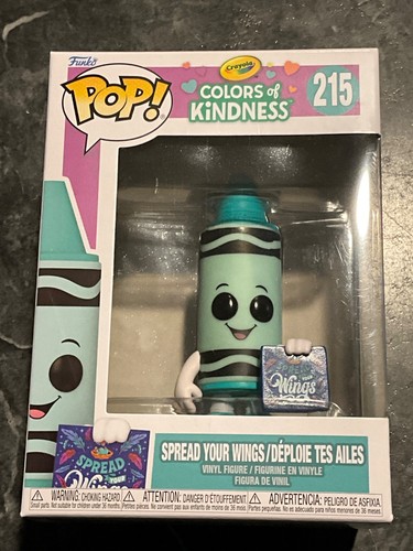 Funko Pop #215 Teal "Colors of Kindness" Spread Your Wings Crayola~New