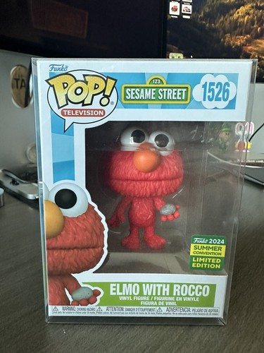 Funko Pop! Sesame Street ELMO WITH ROCCO 2024 SDCC #1526