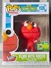 Funko Pop! Television Sesame Street ELMO w/ ROCCO #1526 SDCC Exclusive Sticker
