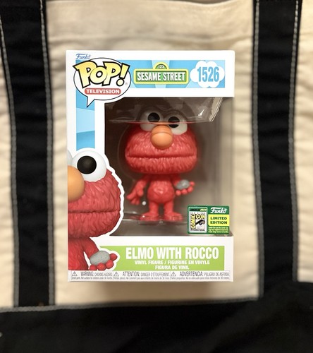 Funko Pop! Sesame Street Elmo with Rocco #1526 Official SDCC Con Sticker