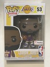 Funko Pop 53 NBA Lakers Lebron James Purple Jersey New In Box Fanatics Exclusive
