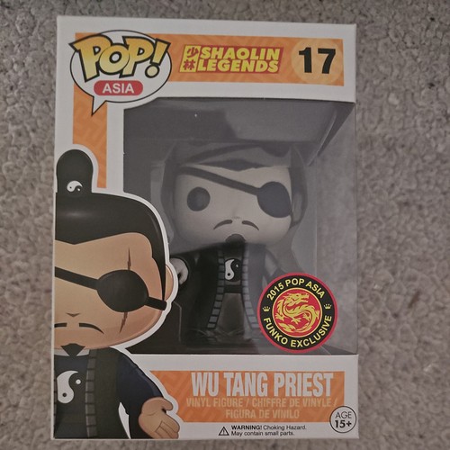 Funko POP! Asia Shaolin Legends #17 WU TANG PRIEST  2015 Pop Asia Exclusive