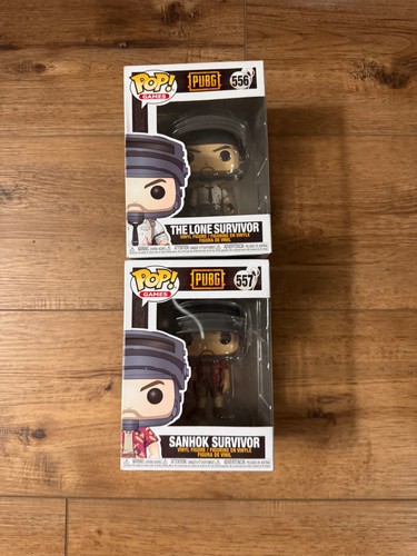 Funko pop Pubg in the box #556 The Lone Survivor & #557 Sanhok Survivor