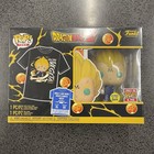 New Funko Pop! Tees Dragon Ball Z #862 Majin Vegeta GITD & T Shirt Size XL