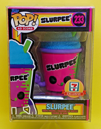 Funko Pop! Ad Icons Slurpee Blue Blacklight 7 Eleven Exclusive Vinyl Figure #233
