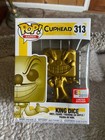 Funko Pop! NEW IN BOX GAMES CUPHEAD GOLD KING DICE 313 2018 E3 LIMITED EDITION
