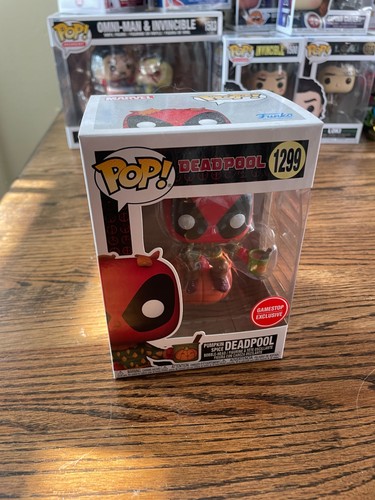 FUNKO POP MARVEL SEASON PUMPKIN SPICE DEADPOOL 1299 GAMESTOP EXCLUSIVE