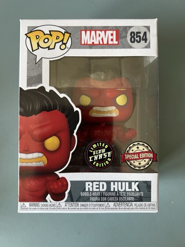 Funko Pop - Red Hulk Chase 854 - Marvel - Vinyl Action Figure