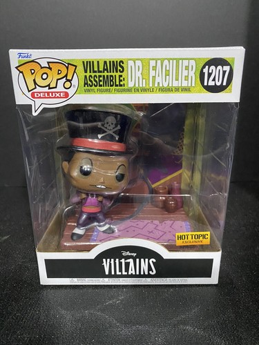 FUNKO POP ! VILLAINS ASSEMBLE DR. FACILIER 1207 HOT TOPIC EXCLUSIVE Z01