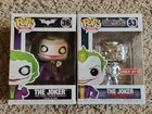 The Dark Knight Trilogy Joker & Arkham Asylum Silver Chrome Joker Funko Pop NEW