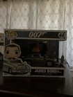 Funko Pop James Bond 007 with Aston Marvin db5 44 Rides Movies Vinyl Figure