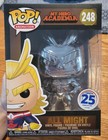 Funko Pop! My Hero Academia All Might Chrome Funimation Exclusive #248 W/Protect