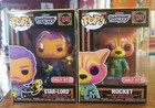 GOTG Vol 3- Star-Lord #1240  Rocket #1241 Blacklight Funko Pop Target Exclusives