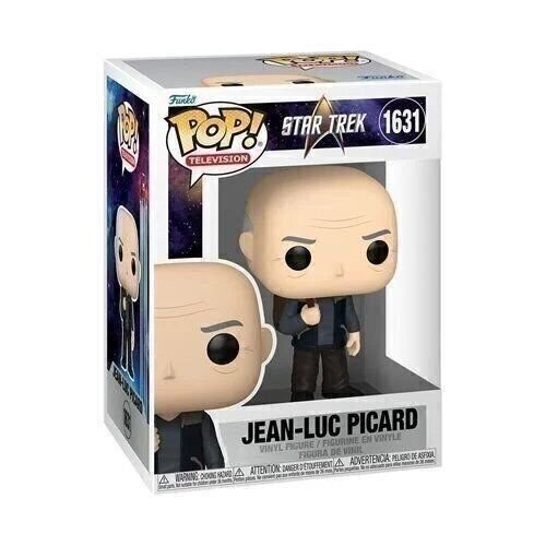 Jean-Luc Picard Funko Pop! TV Star Trek Collectible Vinyl Figure 1631 with Case