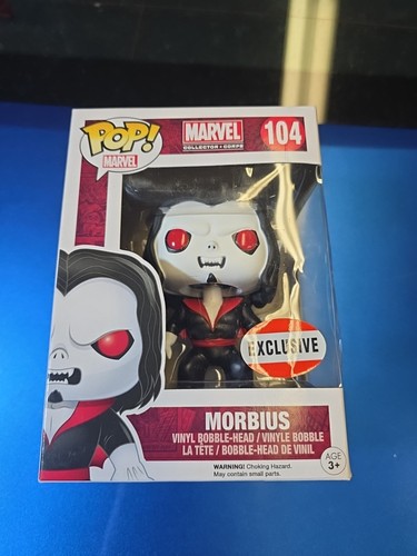 Funko Pop Marvel Corps Exclusive MORBIUS Vinyl Figure 104