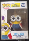 FUNKO POP! MINIONS KING BOB #168 NEW IN BOX SEALED VINYL FIGURE