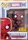 Funko POP! Marvel Spider-Man #03 Hot Topic Exclusive (Red & Black)