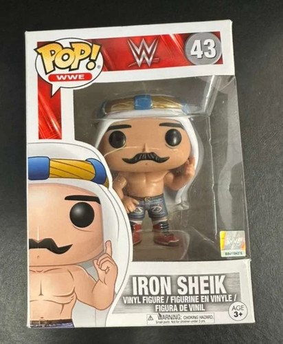 Funko Pop! Vinyl WWE Iron Sheik #43 Wrestling Figure 2017 Multicolor Vinyl