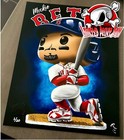 Mookie Betts Boston Red Sox Limited Print Run Of 20 funko Style print