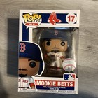 Funko POP Mookie Betts (White Home Jersey) Boston Red Sox #17 MLB Vinyl Figure