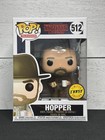 NEW FUNKO POP! HOPPER #512 CHASE STRANGER THINGS NETFLIX *SHIPS NOW*!!!