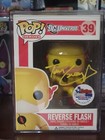 Funko Pop! Reverse Flash Dallas C.C. Exclusive DC Universe #39 Tom Cavanagh Auto