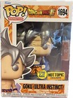 Funko Pop Animation #1694 Goku Ultra Instinct DragonBall Super GITD Hot Topic