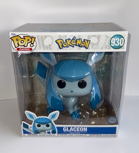Pokemon Glaceon Funko Pop Jumbo Figure 930 New