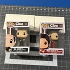 Funko Pop Retro Clue Board Game #49 Miss Scarlet / #50 Mr. Green - In Box
