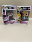 2 Alice In Wonderland Funko Pop! Disney - Alice (Curtsying) 1058 & Cheshire 1059