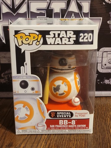 Funko Pop Star Wars BB-8 Special Event San Francisco Giants #220 MINT